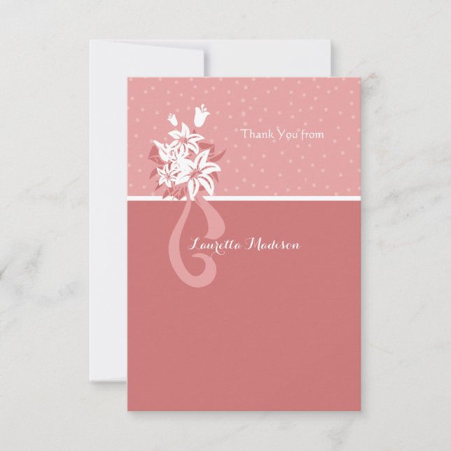 Atemberaubend danke Notecard Einladung (Vorderseite)