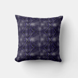 Atemberaubend Deep Blue Fraktal Design Kissen