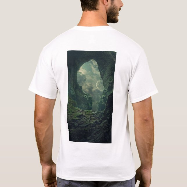 Atemberaubend Fox Illustration T - Shirt - Earthy  (Rückseite)