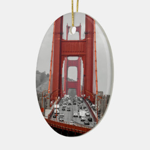 ATEMBERAUBEND! GOLDEN GATE BRIDGE CALIFORNIA USA KERAMIKORNAMENT