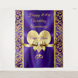 Atemberaubend, Happy Anniversary Background für JE Wandteppich