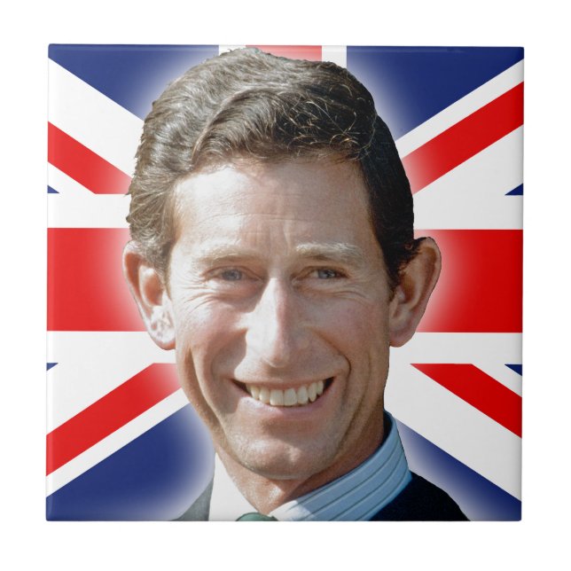 Atemberaubend! HRH Prince Charles Fliese (Vorderseite)