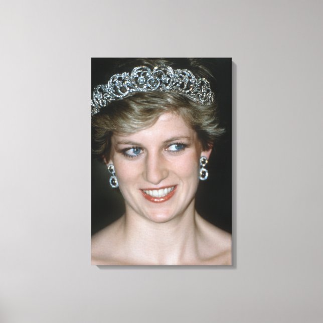 Atemberaubend! HRH Princess Diana Pro Foto Leinwanddruck (Vorderseite)