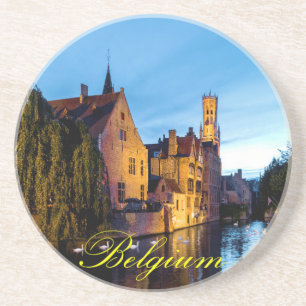 Atemberaubend! Mittelalterliche Brügge Belgien - P Getränkeuntersetzer