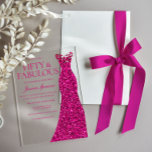 Atemberaubend Pink Dress 50. Geburtstagsparty Acryleinladungen<br><div class="desc">Atemberaubend Pink Dress 50. Geburtstagsparty Akryllische Einladungen Sehen Sie viele weitere Variationen in unserer Kollektion unten</div>