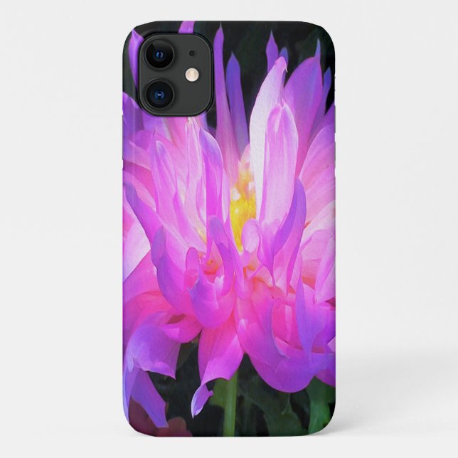 Atemberaubend rosa und Lila Kaktus Dahlia Case-Mate iPhone Hülle (Rückseite)