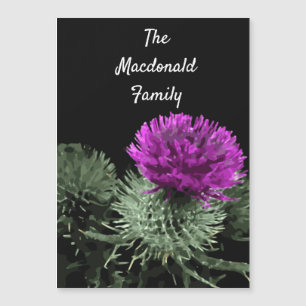 Atemberaubend Scottish Thistle Family Clan Magnet