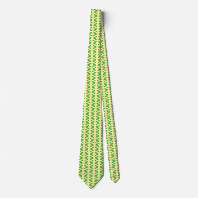 Atemberaubend Spirulina Neck Tie Krawatte (Vorderseite)