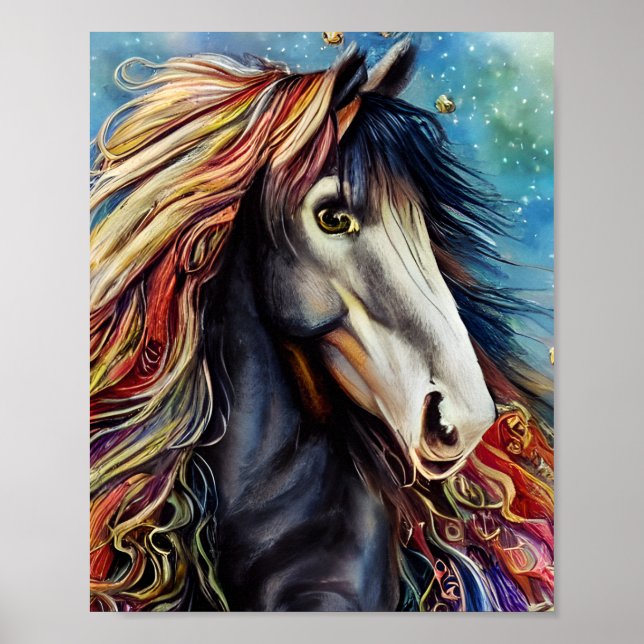 Atemberaubend Ulta Realistic Sinti und Roma Horse  Poster (Vorne)