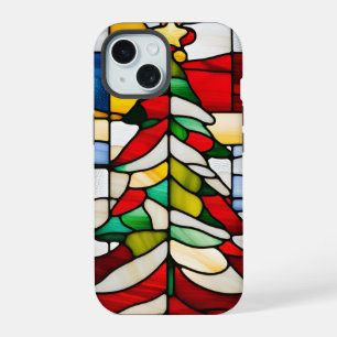 Atemberaubend verklebter Weihnachtsbaum einzigarti iPhone 15 Hülle
