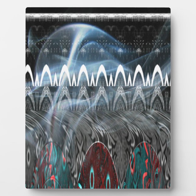 Atemberaubende Abstrakte Kunstdrucken Fotoplatte (Vorderseite)