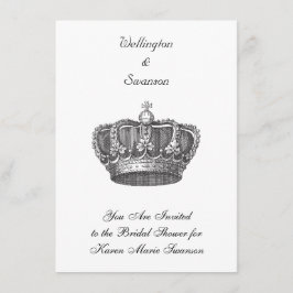 Atemberaubende Altweltkrone Einladung