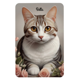 Atemberaubende amerikanische Kurzhaarkatze mit zar Magnet