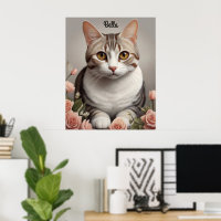 Atemberaubende amerikanische Kurzhaarkatze mit zar