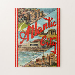 Atemberaubende Atlantik-City-Postkarte