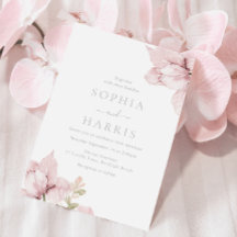 Atemberaubende Blush Bloral Elegante Hochzeit
