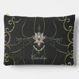 Atemberaubende elegante Lotus-Blume. Zubehörtasche