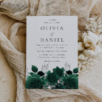 Atemberaubende Emerald Green Floral Wedding