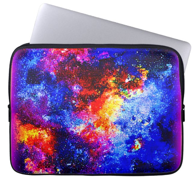 Atemberaubende Farben des Universums. Jetzt kaufen Laptopschutzhülle (Vorderseite)
