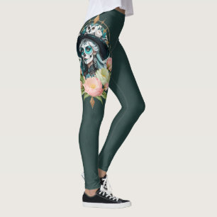 Atemberaubende Frau mit einem atemberaubenden Zuck Leggings