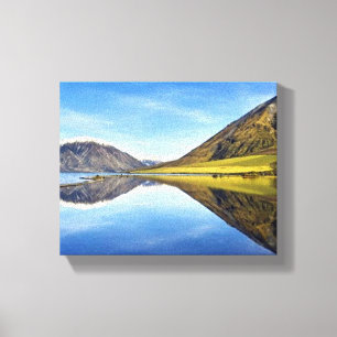 Atemberaubende Gebirgslandschaftswand-Kunst Leinwanddruck