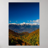 Atemberaubende Herbstlandschaft auf dem Triglav