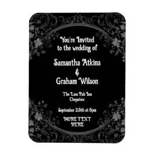 atemberaubende Hochzeitsfeiern Vorlagen Magnet