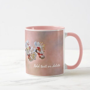 Atemberaubende japanische Apricot-Blume Tasse
