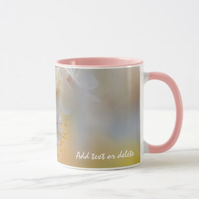Atemberaubende japanische Apricot-Blume Tasse (Rechts)