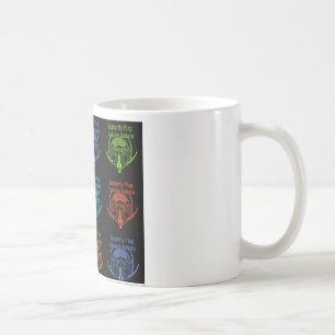 Atemberaubende kenianische Schmetterlingsflagge - Kaffeetasse