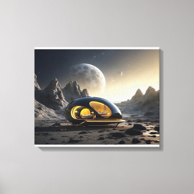 Atemberaubende Leinwand Art (Vorderseite)