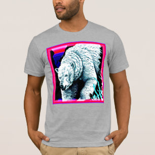 Atemberaubende Malerei eines Eisbären. Jetzt kaufe T-Shirt