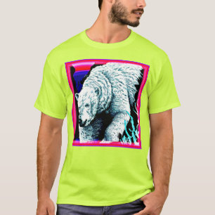 Atemberaubende Malerei eines Eisbären. Jetzt kaufe T-Shirt