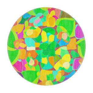 Atemberaubende Muster Farben Kunst. Jetzt kaufen Schneidebrett