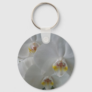 Atemberaubende Orchideen auf einem Schlüsselanhäng Schlüsselanhänger