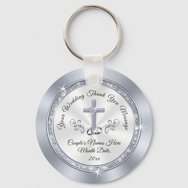 Atemberaubende Personalisierte Christliche Gastges Schlüsselanhänger (Vorderseite)
