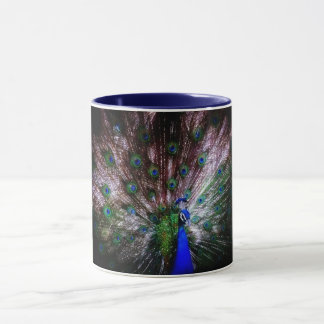 Atemberaubende Pfau-Kaffee-Tasse Tasse
