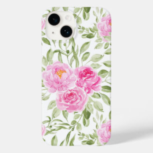Atemberaubende rosa Peonies Case-Mate iPhone 14 Hülle