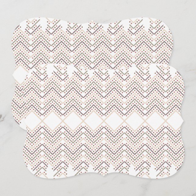 Atemberaubende rote Punkte auf weißem Hintergrund (Vorne/Hinten)