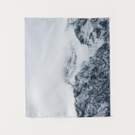 Atemberaubende schneebedeckte Berge Wandteppich