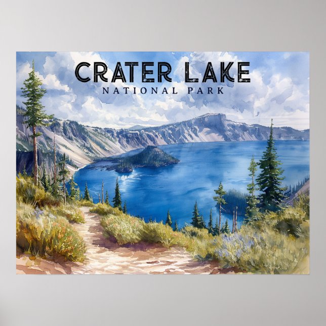 Atemberaubende Schönheit: Der Krater Nationalpark Poster (Vorne)
