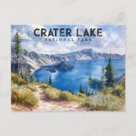 Atemberaubende Schönheit: Der Krater Nationalpark Postkarte