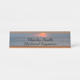 Atemberaubende Schreibtischnamensplatte Schreibtischnamensplakette