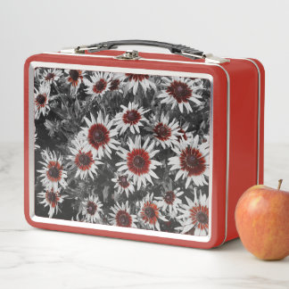 Atemberaubende Schwarz-Mit Augen Susans Metall Brotdose