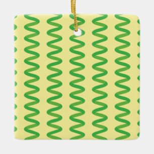 Atemberaubende Spirulina Keramikornament