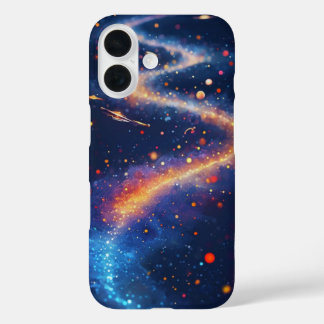 Atemberaubende Surreal Landschaft mit fiery Orange iPhone 16 Hülle