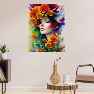 Atemberaubende Symphonie von Blume Graphic Poster