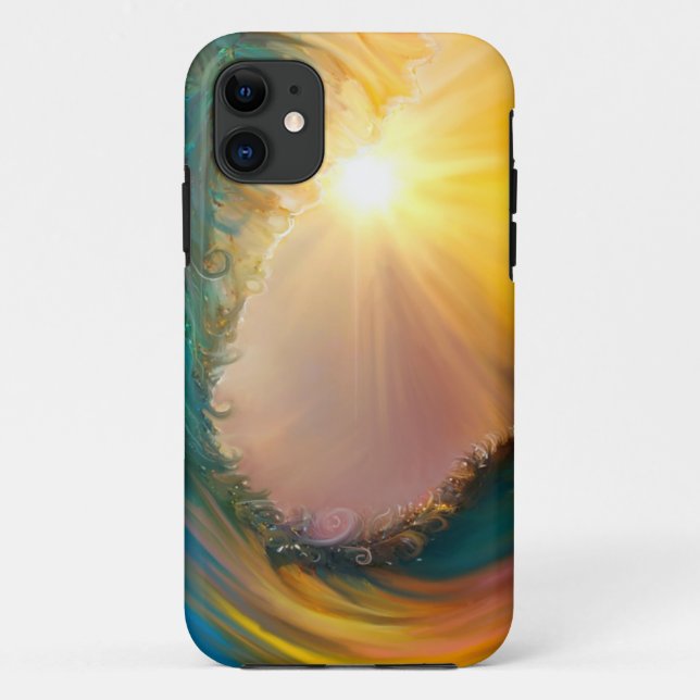 Atemberaubende Tropenwelle bei Sonnenuntergang Case-Mate iPhone Hülle (Rückseite)