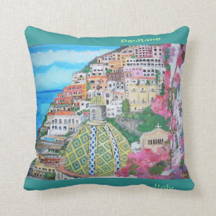Atemberaubende Vistas von Positano Kissen
