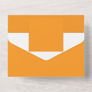 Atemberaubende Visuals mit orangem Hintergrund ers All In One Einladung